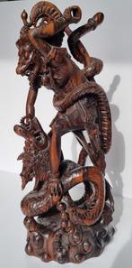Houtsnijwerk Indonesië Bali Hanuman, Antiek en Kunst, Kunst | Beelden en Houtsnijwerken, Ophalen of Verzenden