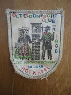 Origineel carnavals embleem, patch Oeteldonk 1968, Oeteldonk, Carnaval, Ophalen of Verzenden, Accessoires