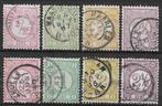 nederland nvph 30-33 gestempeld a+b serie (1) cw 14.00, Postzegels en Munten, Postzegels | Nederland, Verzenden, T/m 1940, Gestempeld