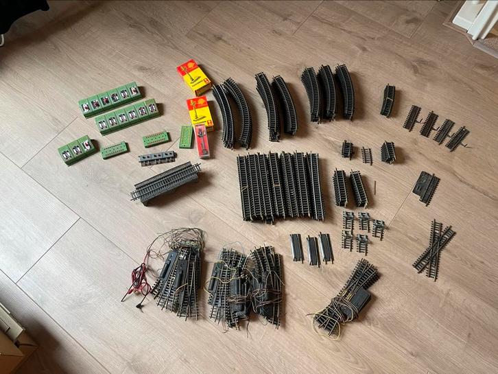 Fleischmann modeltreinen compleet, Hobby en Vrije tijd, Modeltreinen | H0, Gebruikt, Rails, Gelijkstroom, Fleischmann, Ophalen