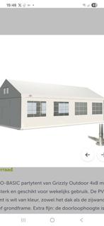 PVC partytent 4 x 8 van Grizzly Outdoor, Ophalen, Zo goed als nieuw, Partytent