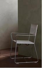 Mooie stoel met metalen frame, Huis en Inrichting, Stoelen, Ophalen, Overige kleuren, Zo goed als nieuw, Metaal