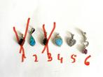 Hangertjes met diverse edelstenen oa diamant, Overige kleuren, Verzenden, Zo goed als nieuw, Met edelsteen