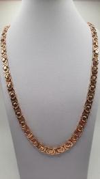 gouden platte koningsketting 14kt, Sieraden, Tassen en Uiterlijk, Kettingen, Www.bredajuwelier.nl, Nieuw, Ophalen of Verzenden