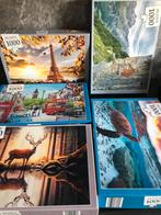 5 puzzels 1000 stukjes, Hobby en Vrije tijd, Denksport en Puzzels, Ophalen of Verzenden, 500 t/m 1500 stukjes, Zo goed als nieuw