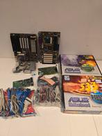 Lotje moederborden socket 7/370/478/A +soundcards +kabels, Ophalen of Verzenden