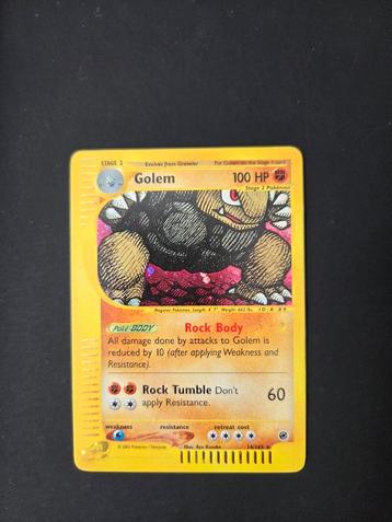 Golem 14/165 Pokemon Expedition holo beschikbaar voor biedingen
