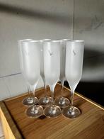 Gratis 6x frosted champagne flutes, Ophalen of Verzenden, Zo goed als nieuw