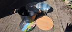 Gusta houtskool BBQ 35 cm.nieuw, incl. snijplank., Ophalen of Verzenden, Nieuw, Gusta Grillin&Chillin, Met accessoires