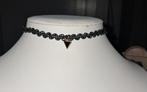 Nieuwe smalle ketting / chocker met driehoek, Ophalen of Verzenden, Nieuw, Zwart, Verstelbaar
