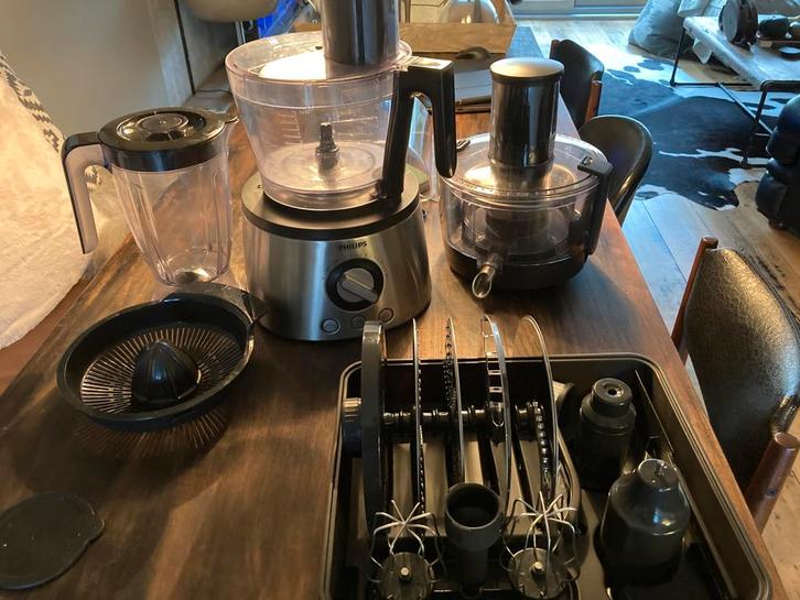 Philips avance hr7778 keukenmachine, Witgoed en Apparatuur, Keukenmixers, Zo goed als nieuw, 4 liter of meer, 3 snelheden of meer