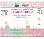 Ticket voetbal – Charity Shield – Londen - 1988, Augustus, Losse kaart, Eén persoon