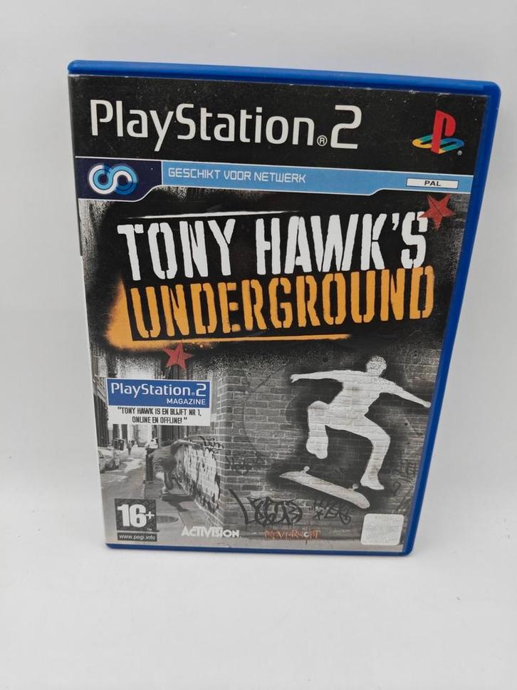 Tony Hawk's Underground PS2, Spelcomputers en Games, Games | Sony PlayStation 2, Zo goed als nieuw, 3 spelers of meer, Vanaf 3 jaar