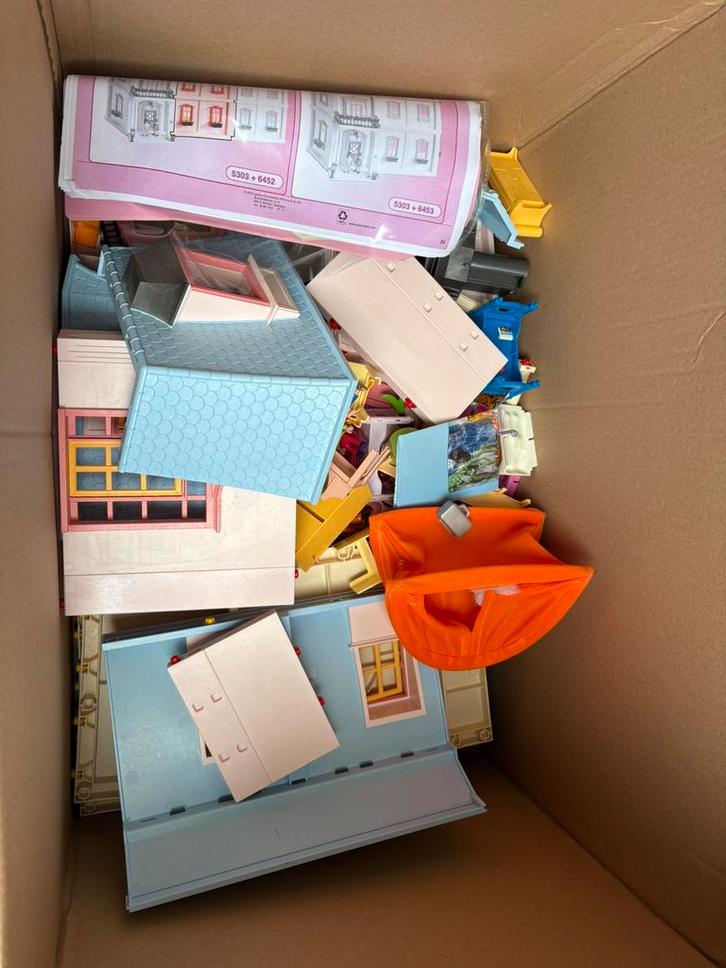 Grote set playmobil, oa herenhuis 5303 incl inrichting, Kinderen en Baby's, Speelgoed | Playmobil, Zo goed als nieuw, Ophalen of Verzenden