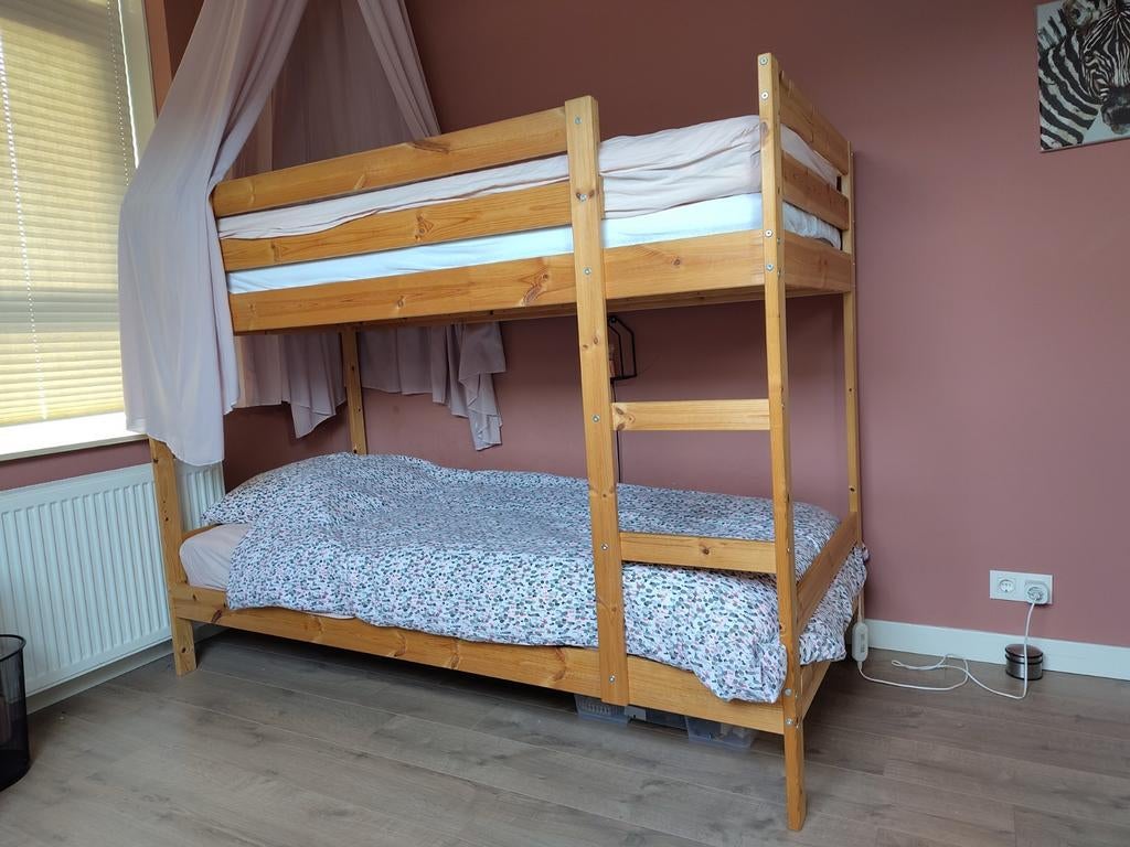 Houten Stapelbed, Ophalen, Zo goed als nieuw, Stapelbed