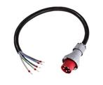 CEE 63A aansluit kabel lengte 5 meter 5-polig 400V AC, Verzenden, Nieuw