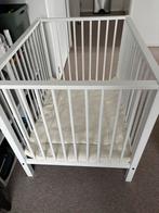 Witte babybox, Kinderen en Baby's, Boxen, Ophalen, Zo goed als nieuw, Vierkant, Boxkleed