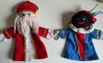 2 poppenkast poppen Sinterklaas en Zwart Piet handpop, Ophalen of Verzenden, Gebruikt, Overige typen