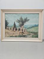 Schilderij Jean van Dongen Veld met Korenschoven, Ophalen