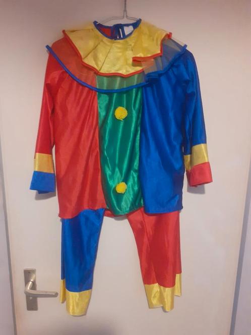 Clowns pak maat 128 nr 300, Kinderen en Baby's, Carnavalskleding en Verkleedspullen, Zo goed als nieuw, Ophalen of Verzenden