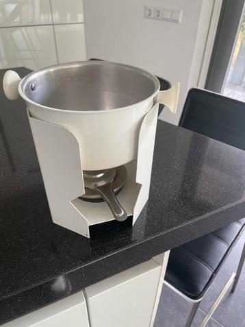 Vintage Fonduepan met Brander beschikbaar voor biedingen