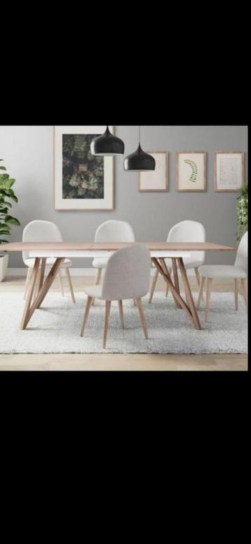  🔥ACTIE – Uitschuifbare eettafel Sawyer €175,- beschikbaar voor biedingen