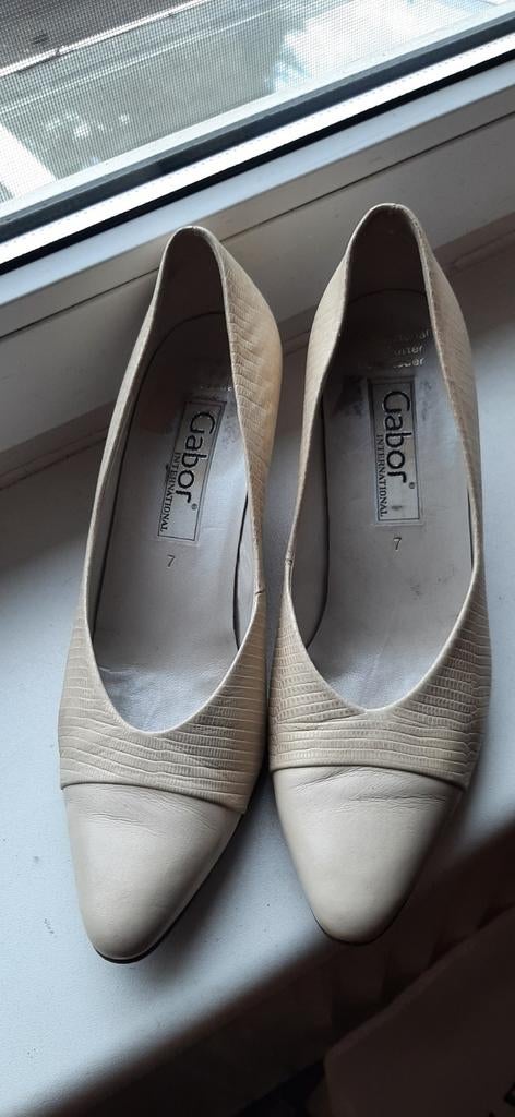 Gabor Ecru Trouwschoenen Maat 7, Ophalen of Verzenden, Beige