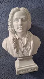 Antonio Vivaldi bust componist Barok viool Venetie 12cm, Verzamelen, Beelden en Beeldjes, Ophalen of Verzenden, Zo goed als nieuw