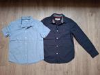 2x blouse WE maat 140, lange en korte mouw, blauw, WE, Overhemd of Blouse, Ophalen of Verzenden, Zo goed als nieuw