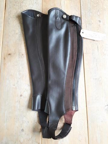 BUSSE chaps donkerbruin leder maat LL nieuw beschikbaar voor biedingen