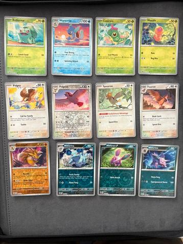 Pokemon 151 Holo / Reverse Holo - Maak je Masterset compleet beschikbaar voor biedingen