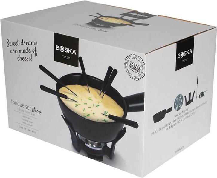 boska kaasfondueset zgan, Witgoed en Apparatuur, Fonduesets, Zo goed als nieuw, Fondueset, Brander, Ophalen