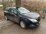 (Motor defect) Seat Ibiza 1.4 63KW ST 2012 Zwart, Auto's, Seat, Voorwielaandrijving, 40 €/maand, 4 cilinders, Stationwagon