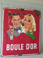 Emaille reclamebord - Boule D'or - 1953, Verzamelen, Merken en Reclamevoorwerpen, Ophalen of Verzenden, Gebruikt, Reclamebord