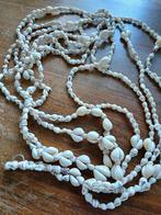 Vintage Schelpen Ketting, Ophalen of Verzenden, Gebruikt, Wit, Overige materialen
