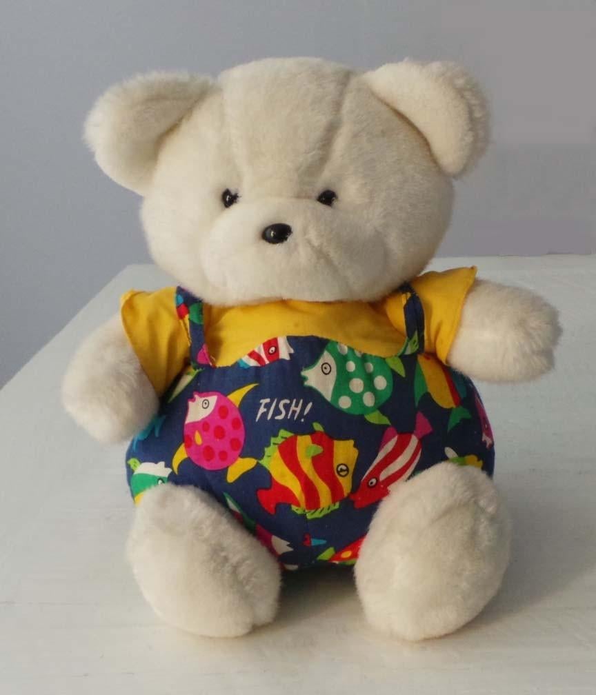 BEER met fleurige kleertjes, Ophalen of Verzenden, Zo goed als nieuw, Beer