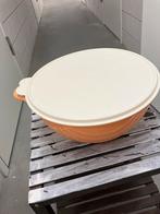Vintage Tupperware Kom Oranje/Crème, Ophalen, Gebruikt, Wit, Bak of Kom