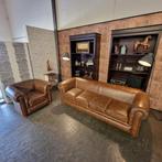 Chesterfield Kendal 4+1 zits Set, zonder knopen // NIEUW!, Ophalen, Klassiek, Nieuw, Leer