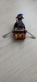Playmobil Piraat in Roeiboot met Schatkist, Kinderen en Baby's, Ophalen, Gebruikt, Los playmobil