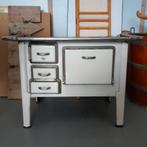 Antiek Kolenfornuis met Oven en Voetenstoof, Ophalen, Gebruikt, Metaal of Aluminium, 65 cm of meer