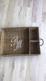 Riviera Maison logo dienblad rattan, Ophalen of Verzenden, Zo goed als nieuw, Rond