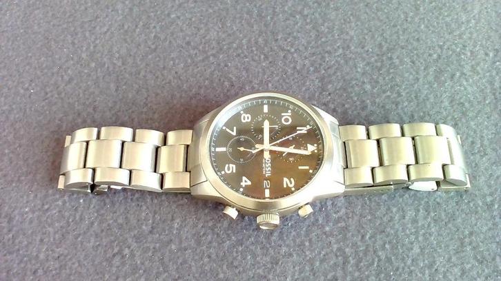 Analoog herenhorloge | merk Fossil  | model FS5137 |, Sieraden, Tassen en Uiterlijk, Horloges | Heren, Zo goed als nieuw, Polshorloge