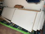 2x Pax Kast 100x236x50 Wit Hoogglans (Gedemonteerd) TEAB, Ophalen, Kunststof, Gebruikt, 100 tot 150 cm