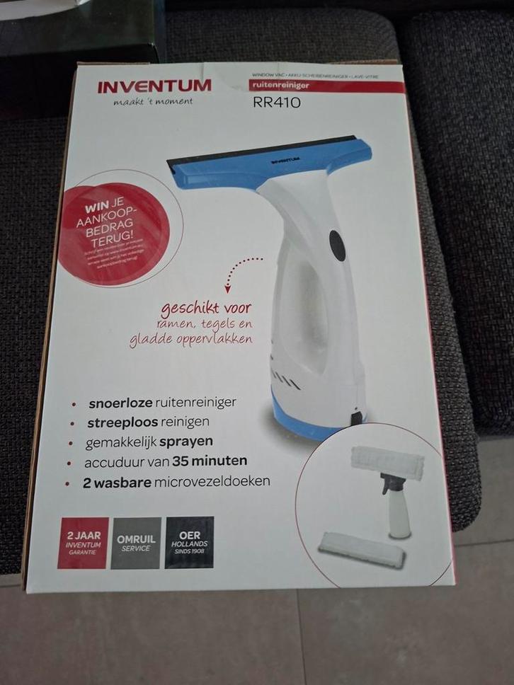 Inventum RR410 Ruitenreiniger - Nieuw in doos, Huis en Inrichting, Schoonmaakartikelen, Raamwisser of Trekker, Ophalen of Verzenden