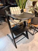 Stokke Tripp Trapp zwart COMPLEET!, Kinderen en Baby's, Kinderstoelen, Ophalen, Gebruikt, Meegroeistoel, Stoelverkleiner