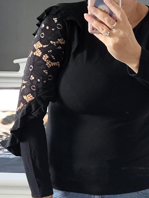 CAPSULE zwart shirt met aparte open mouwen maat M Nieuw, Kleding | Dames, Tops, Nieuw, Maat 38/40 (M), Zwart, Lange mouw, Ophalen of Verzenden