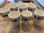 Lepelvaasjes boerenbont, Ophalen of Verzenden, Zo goed als nieuw, Glas, Overige stijlen