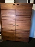 Bruine kast, Huis en Inrichting, 100 tot 150 cm, Ophalen of Verzenden, 25 tot 50 cm, Gebruikt