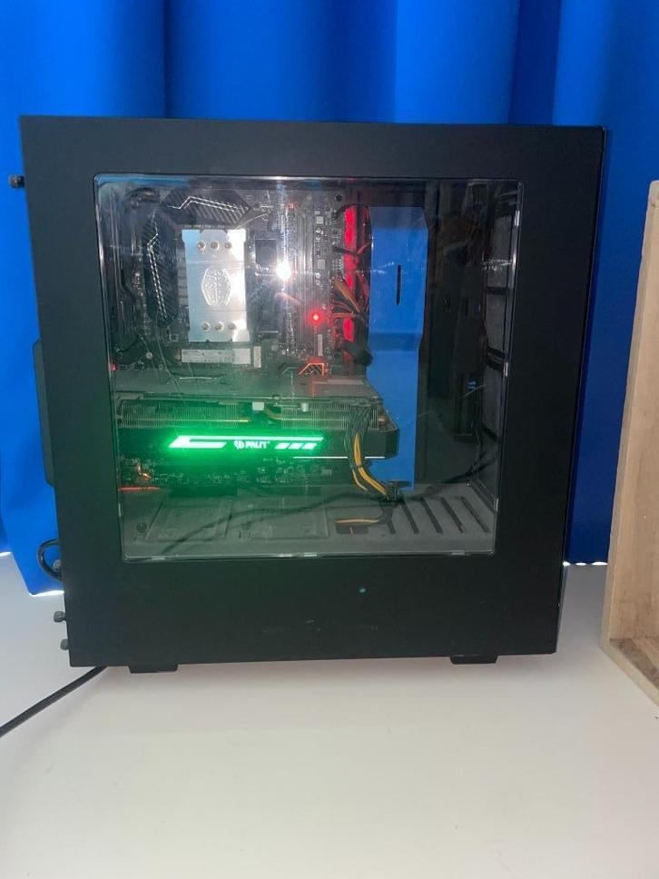 gaming pc + wireless gaming keyboard + monitor, spec in desc, Computers en Software, Desktop Pc's, Zo goed als nieuw, 3 tot 4 Ghz