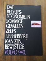 Volvo 940 Polar Sedan en Estate 1995 4 pag., Boeken, Verzenden, Zo goed als nieuw, Volvo